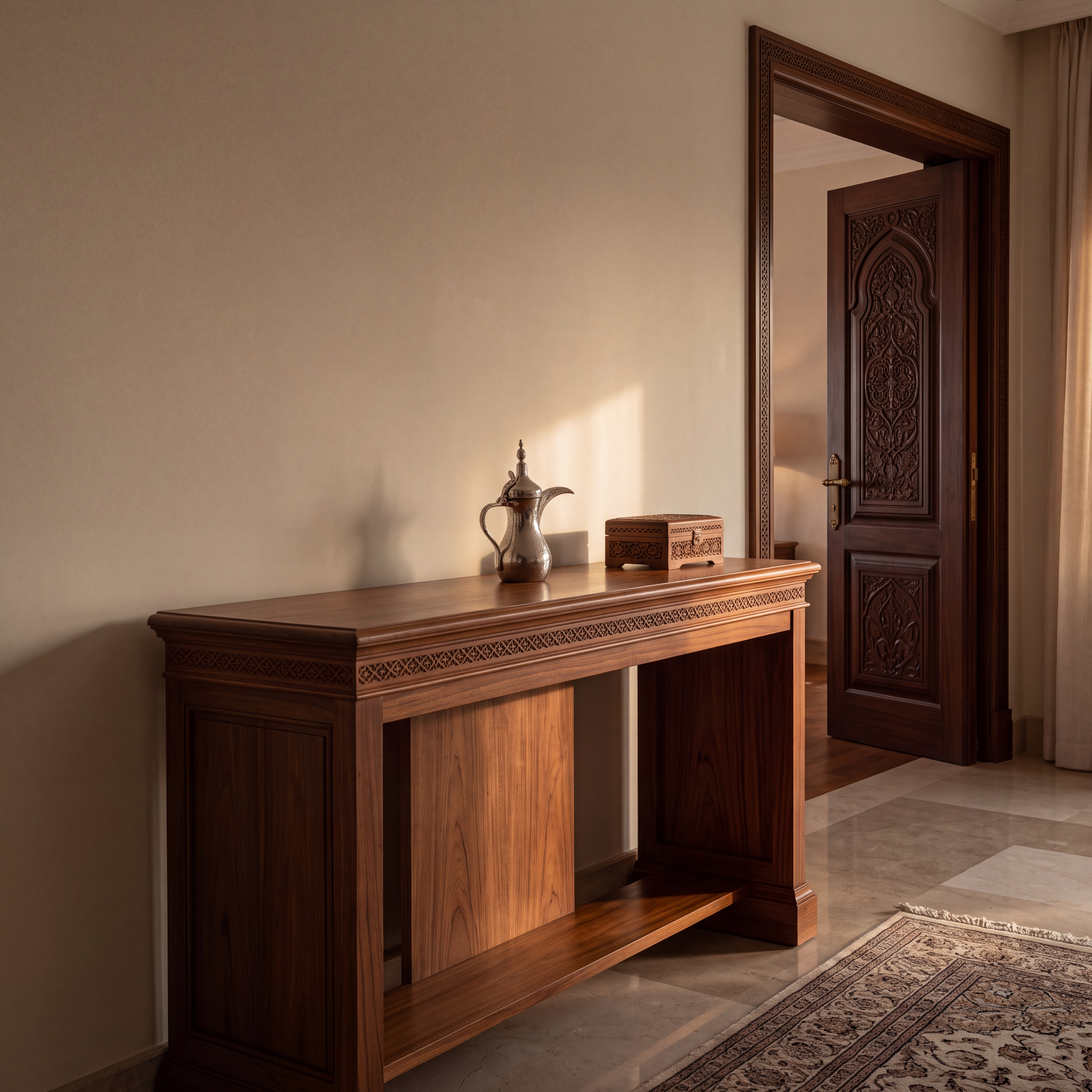 The entrance sets the tone.